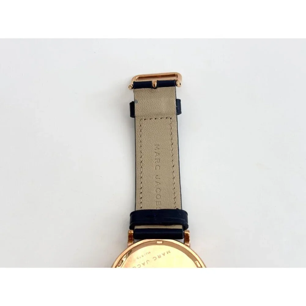 Marc Jacobs 251709 Blue Leather Strap Vintage Ladies Wristwatch - 35mm - WORKS!